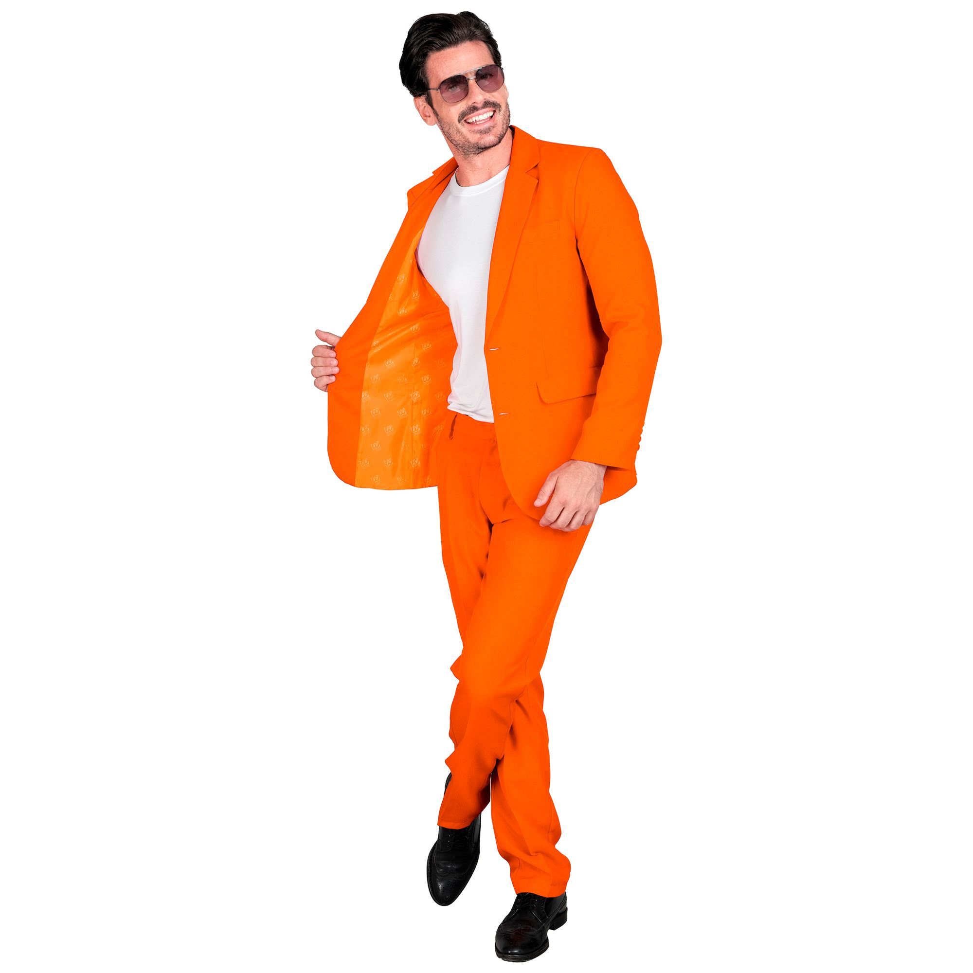Kostuum oranje voor Koningsdag of als Oranje moet Voetballen