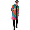 foto 3 Lange pailletten jas voor mannen en vrouwen unisex een kleurrijk tie-dye spektakel vol glamour