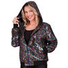 foto 2 Meerkleurige pailletten bomber jack met capuchon perfect voor foute party en glitter en glamour Feesten dames en heren
