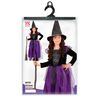 foto 4 Meisje paarse heksen outfitje voor Halloween