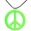 Neon hippie ketting groen