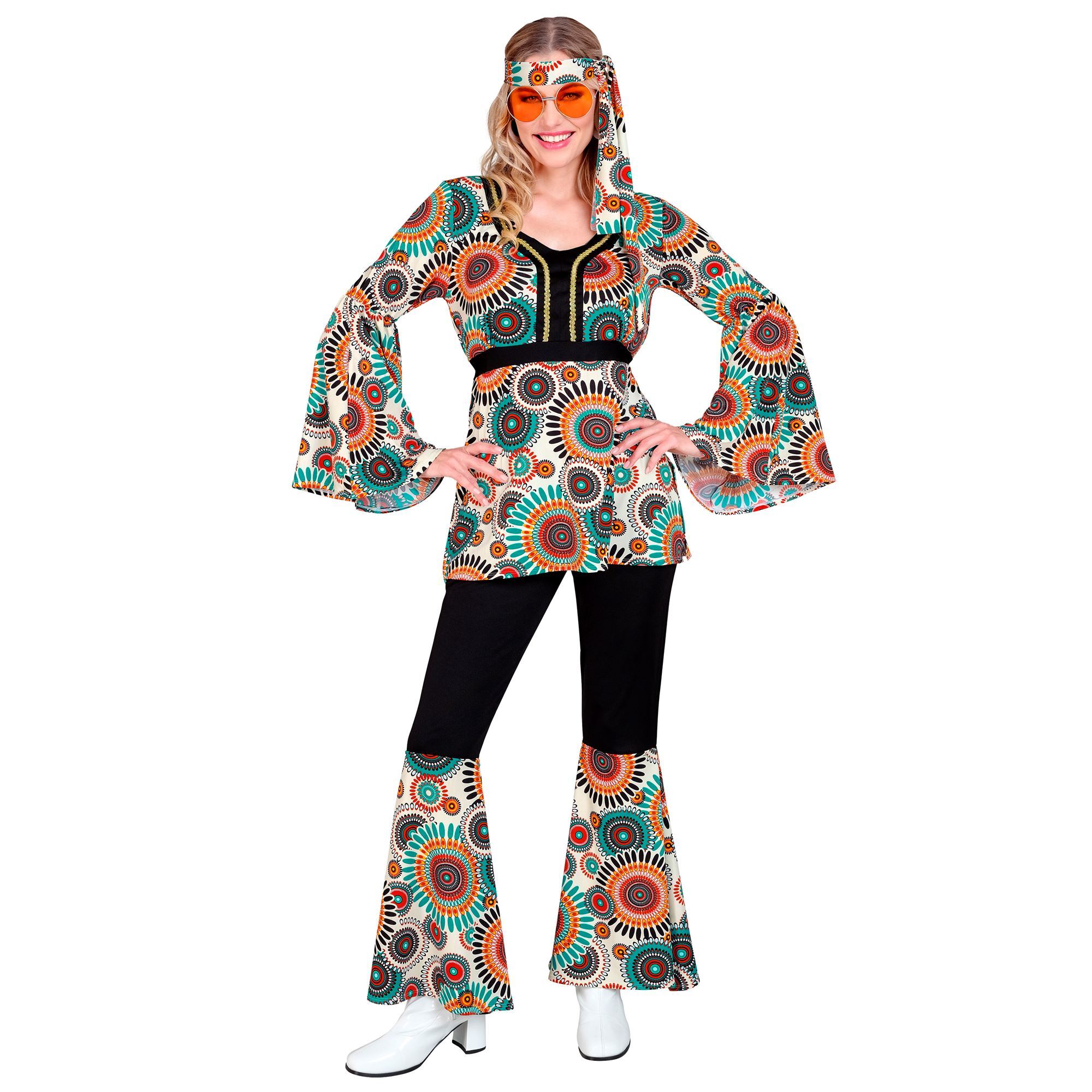 Omarm de Retro vibes vintage zestiger jaren hippie kostuum voor vrouwen