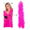 foto 3 Omarm de roze flair feest plezier met onze 80 grams donkerroze boa voor diverse feesten en partijen