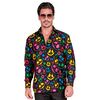 foto 2 Ontdek onze heren blouse met kleurrijke geesten print  voor Themafeesten en Halloween 