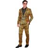 foto 2 Oogverblindend heren kostuum met tijger print goud 
