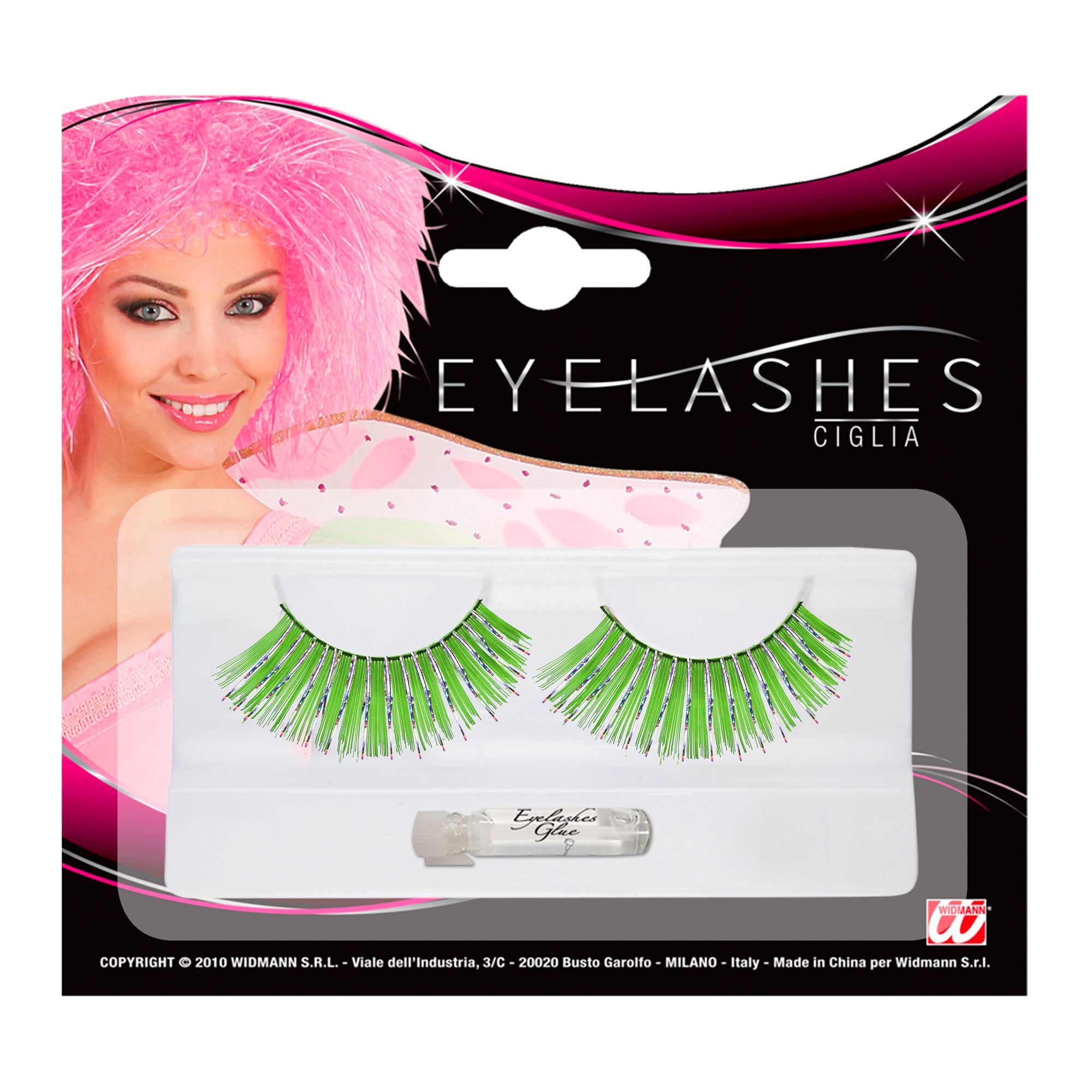 Oogwimpers laser fashion, groen