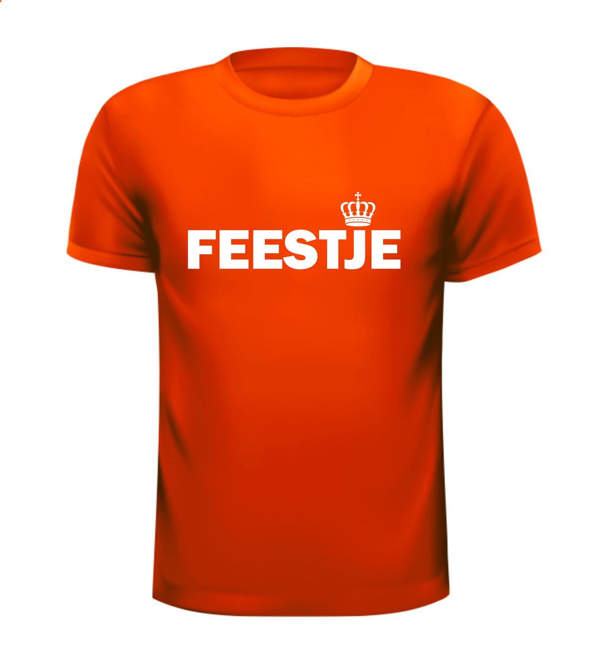 Oranje shirt voor Koningsdag