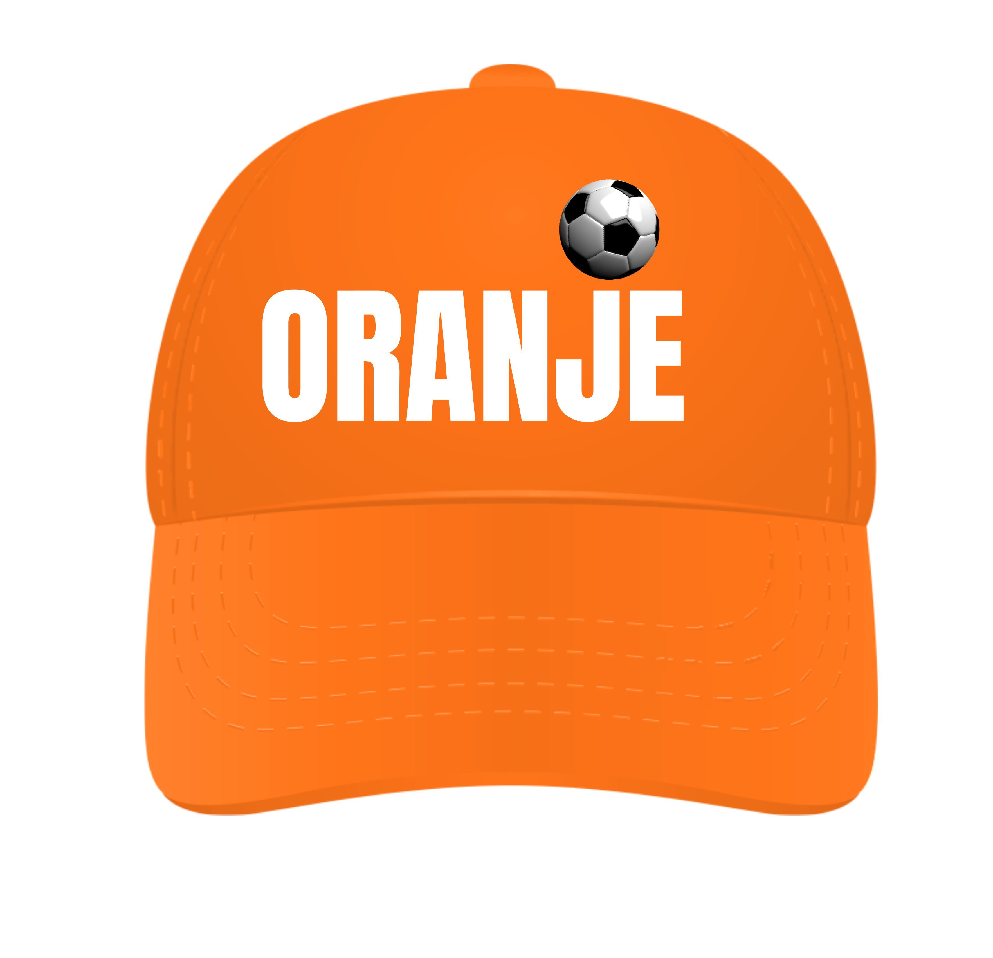Oranje voetbalpetje EK 2024