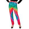 Paillettenbroek dames tie dye