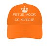 Pet koningsdag oranje petje voor de sfeer
