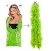 foto 3 Prachtige lime groene boa  perfect voor feesten en evenementen 180 cm lang en 80 grams