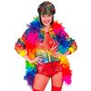 foto 3 Prachtige regenboog boa 180 cm lang 50 gram  perfect voor feesten en evenementen