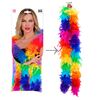 foto 4 Prachtige regenboog boa 180 cm lang 50 gram  perfect voor feesten en evenementen