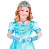 foto 3 Prinsessenset blauw de ultieme verkleedaccessoires voor jonge prinsessen inclusief tiara ketting oorbellen handschoenen en ring