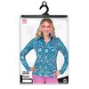 foto 2 Retro groove dames disco blouse uit de jaren 60 met mandela print