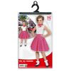 foto 4 Rock n-roll verkleedkleding roze fifties rok met witte stippen en bijpassend sjaaltje voor meisjes