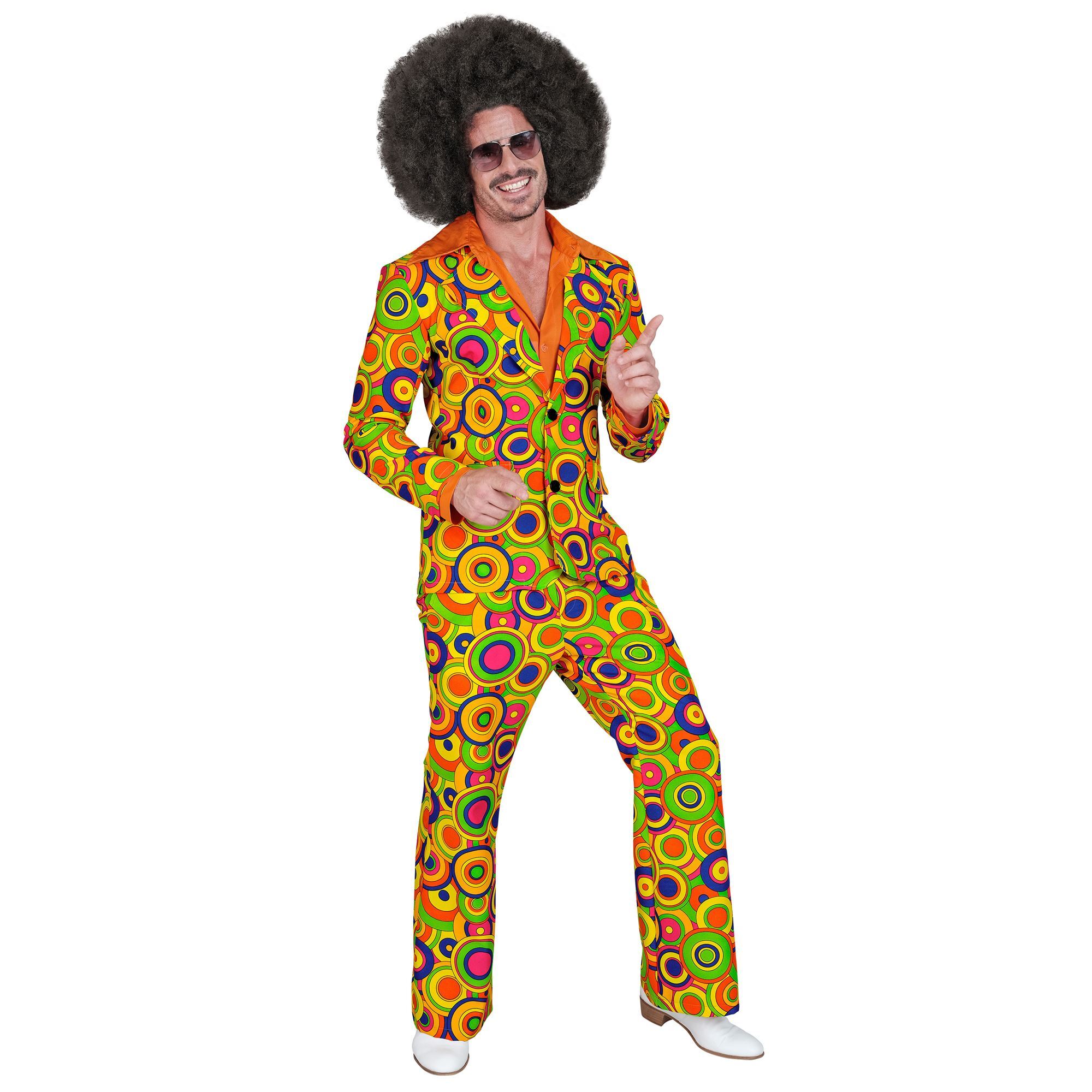 Schitter op de dansvloer heren disco foute party kostuum uit de Jaren '70