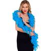 foto 2 Shine in style lichtblauwe boa van 180 cm en 80 gram voor glamoureuze looks