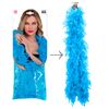 foto 3 Shine in style lichtblauwe boa van 180 cm en 80 gram voor glamoureuze looks