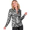 foto 2 Shine like never before met dit sprankelende dames blouse in zebra print  de pailletten top die jou laat stralen op elke gelegenheid!