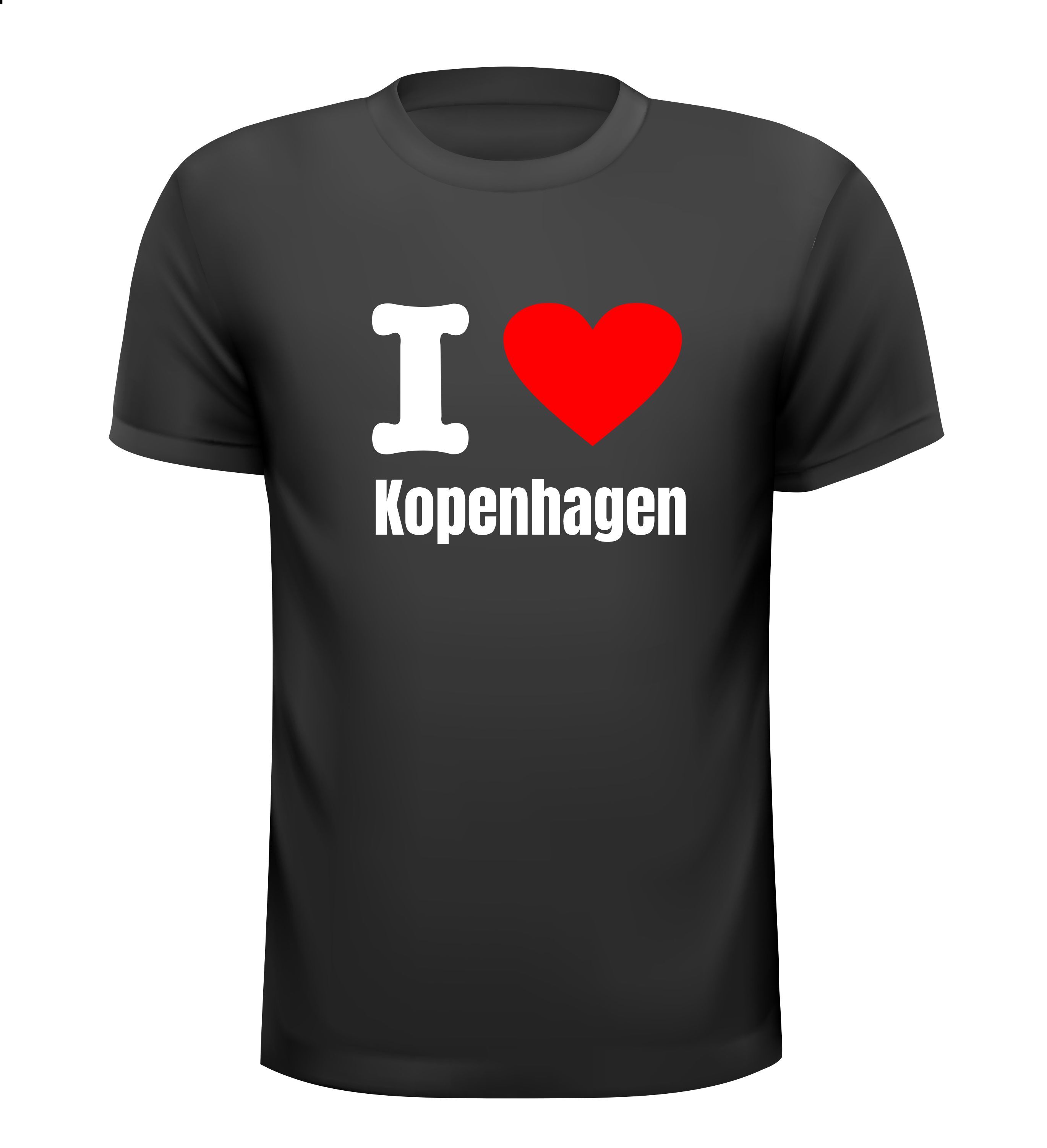 Shirtje I love Kopenhagen