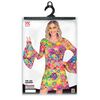 foto 2 Stap in de tijd fleurige zestiger jaren jurk voor dames  perfecte verkleedkleding peace en love 