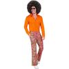 foto 3 Step back in time zestiger jaren disco broek met paisley power