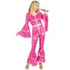 Step into the groove Retro chic disco jumpsuit voor dames uit de jaren zeventig
