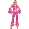 foto 2 Step into the groove Retro chic disco jumpsuit voor dames uit de jaren zeventig
