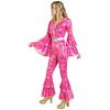 foto 3 Step into the groove Retro chic disco jumpsuit voor dames uit de jaren zeventig