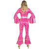foto 4 Step into the groove Retro chic disco jumpsuit voor dames uit de jaren zeventig