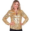 foto 2 Stralen als een ster met onze gouden pailletten blouse voor dames 