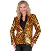 foto 2 Stralend en gedurfd het dames colbert met tijgerprint en pailletten