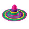 Stralend feestplezier meerkleurige Sombrero van 50 cm