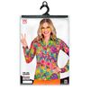 foto 2 Stralend in de sixties fleurige peace & love blouse voor dames  perfect voor verkleedplezier