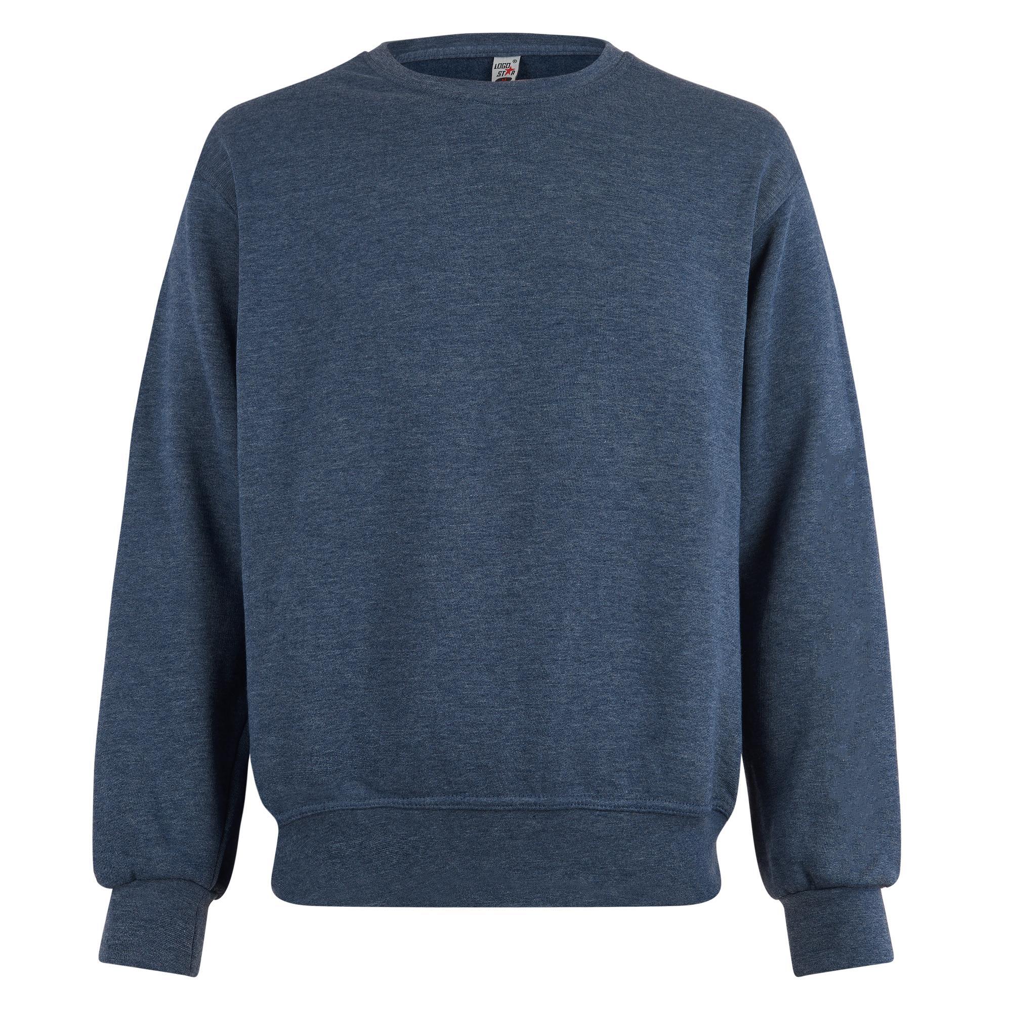 Sweater denim heather voor mannen Logostar