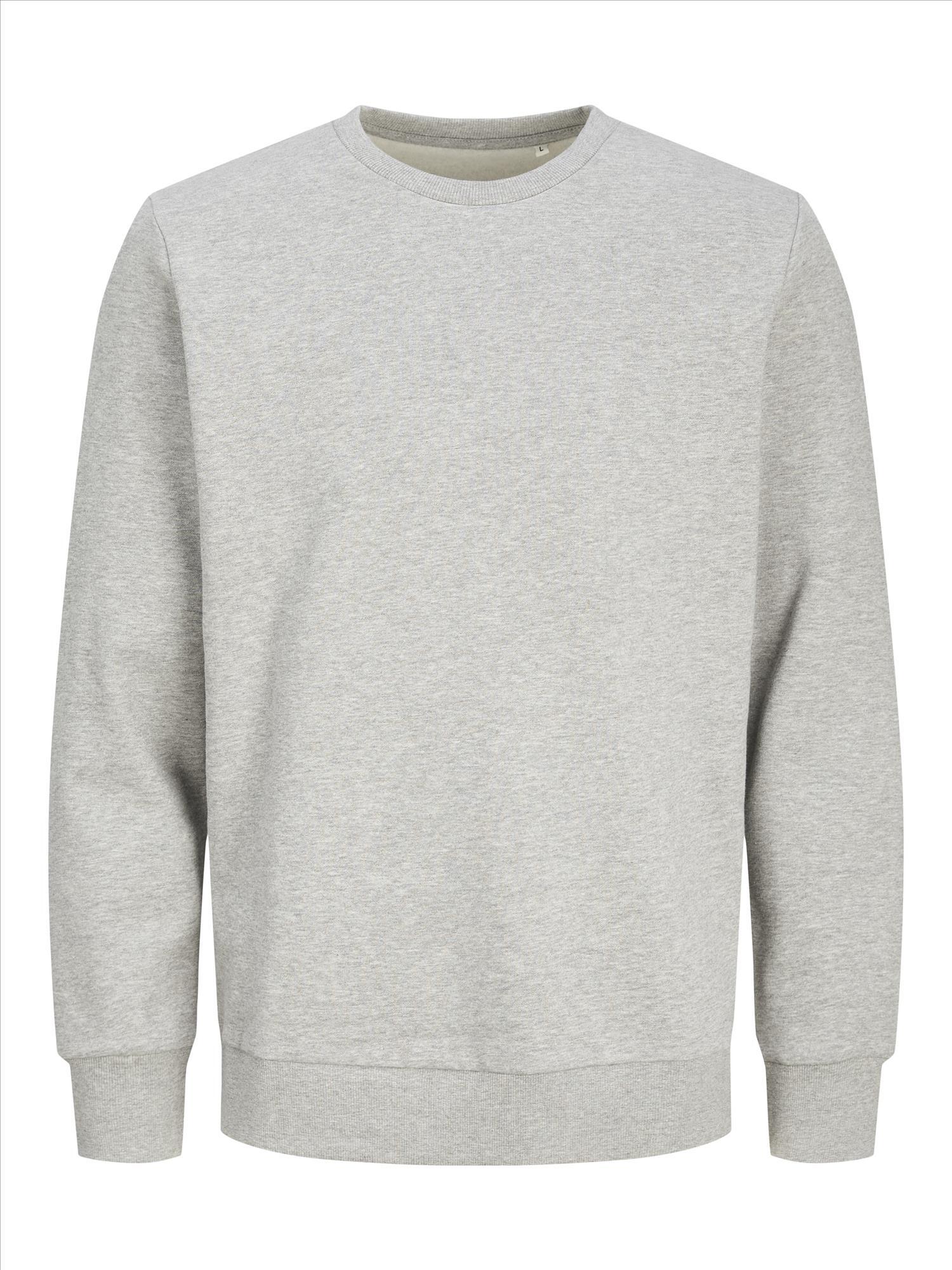 Sweatshirt  light grey melange voor mannen Jack & Jones