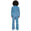 foto 3 Swing op  de dansvloer in stijl heren disco kostuum met zestiger jaren mandela print  colbert en broek met uitlopende pijpen