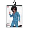 foto 4 Swing op  de dansvloer in stijl heren disco kostuum met zestiger jaren mandela print  colbert en broek met uitlopende pijpen