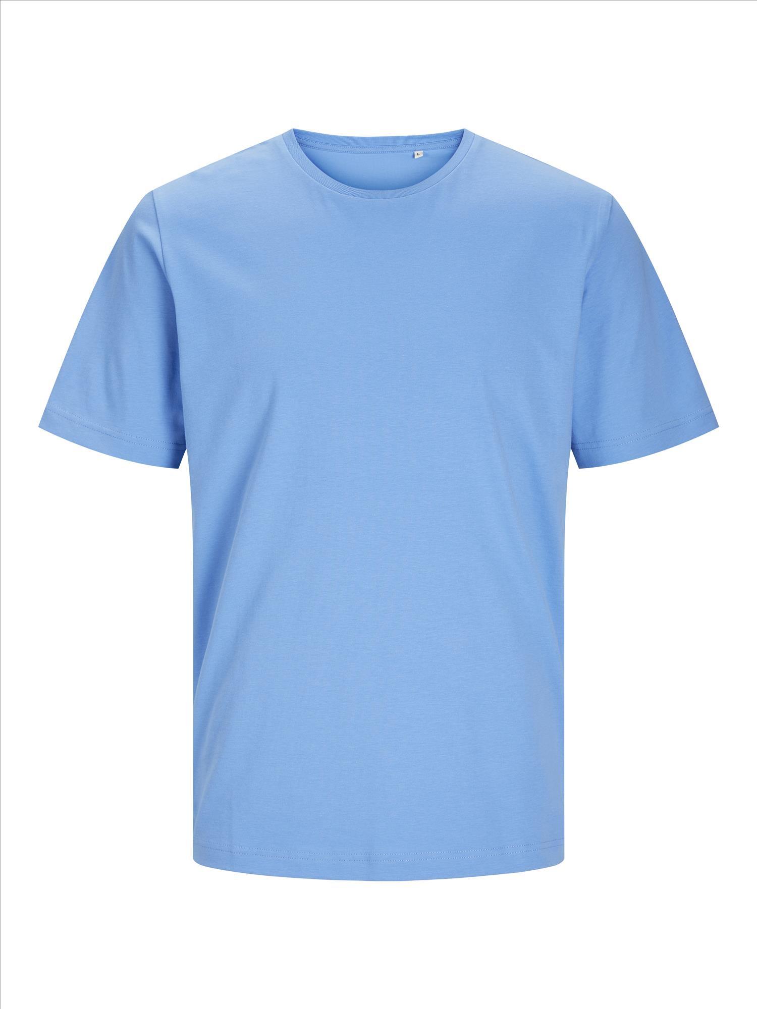 T-shirt  azuur blauw Jack & Jones voor Heren personaliseren bedrukken