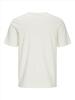 foto 2 T-shirt  egret offwhite Jack & Jones voor Heren personaliseren bedrukken