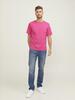 foto 4 T-shirt  fuchsia rose Jack & Jones voor Heren personaliseren bedrukken 