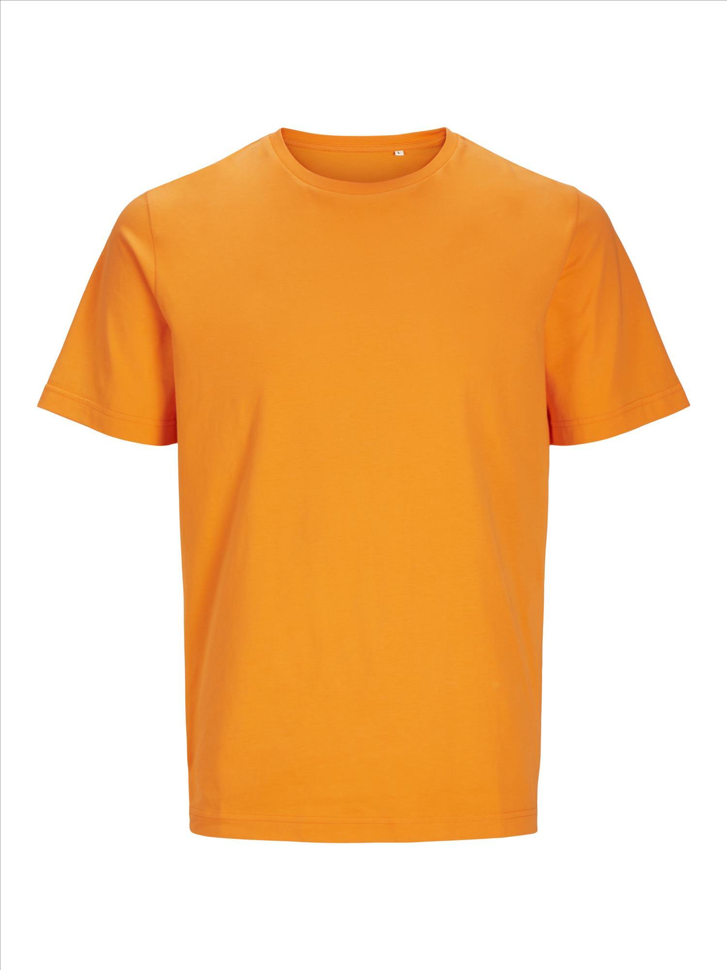 T-shirt  vibrant orange Jack & Jones voor Heren personaliseren bedrukken