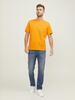 foto 4 T-shirt  vibrant orange Jack & Jones voor Heren personaliseren bedrukken 