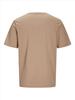 foto 2 T-shirt  warm taupe sand Jack & Jones voor Heren personaliseren bedrukken