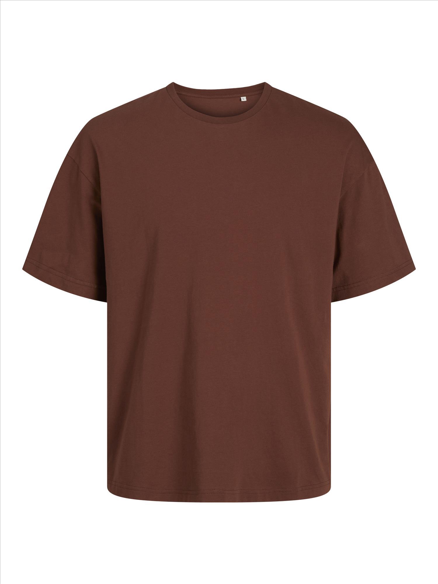 T-shirt cappuccino brown Oversized unisex personaliseren bedrukbaar Jack & Jones