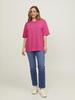 foto 4 T-shirt fuchsia rose Oversized unisex personaliseren bedrukbaar Jack & Jones 