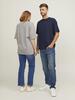 foto 3 T-shirt light grey melange Oversized unisex personaliseren bedrukbaar Jack & Jones 