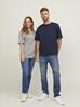 foto 6 T-shirt light grey melange Oversized unisex personaliseren bedrukbaar Jack & Jones 