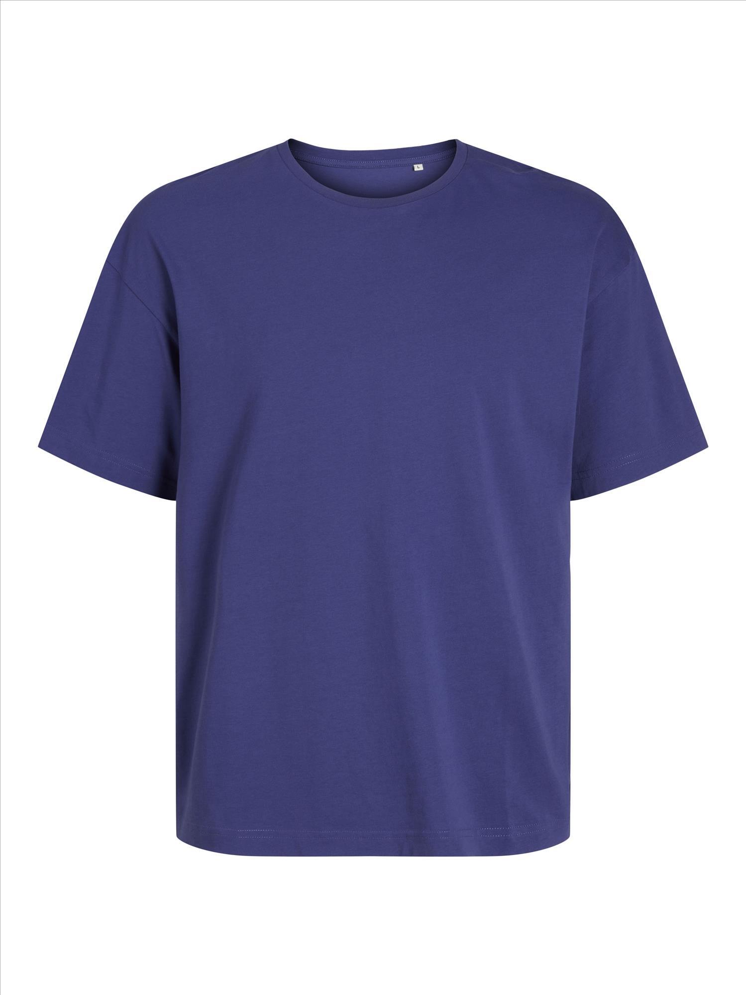T-shirt skipper blue Oversized unisex personaliseren bedrukbaar Jack & Jones